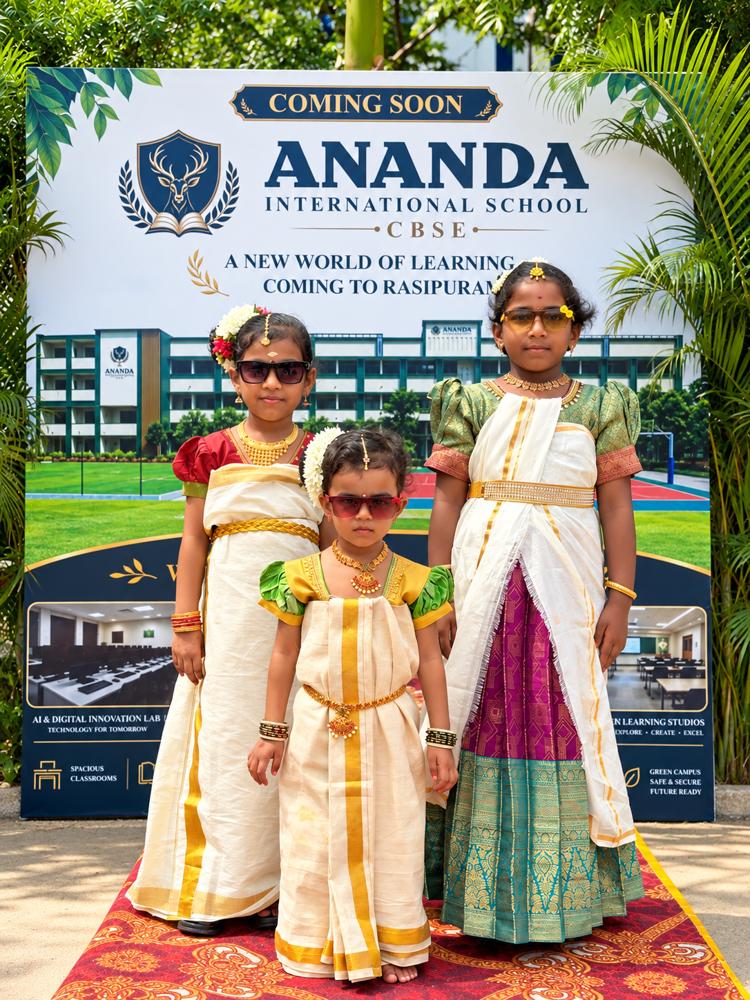 Ananda students exploring culture and community