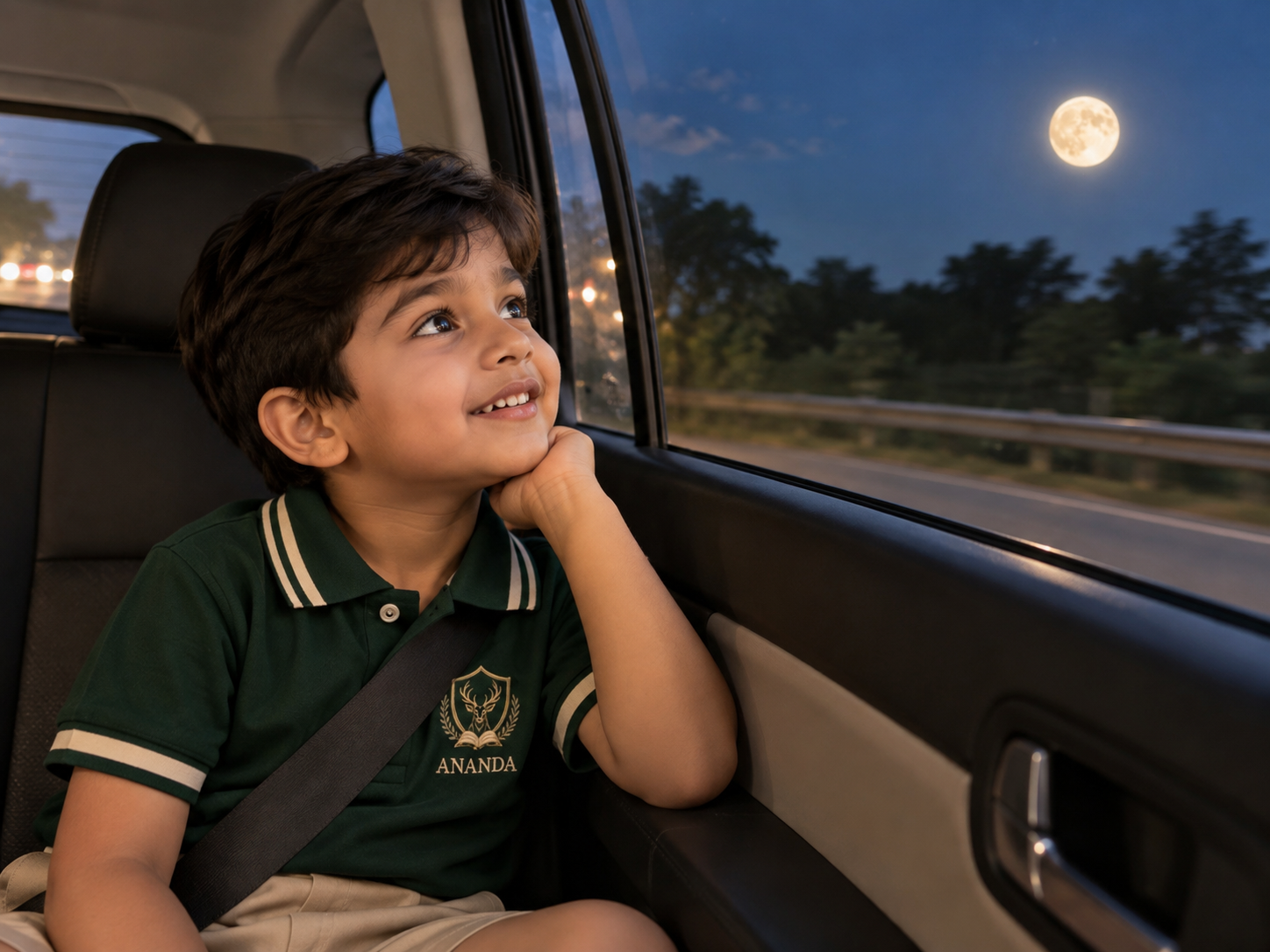 Why the moon seems to follow us
